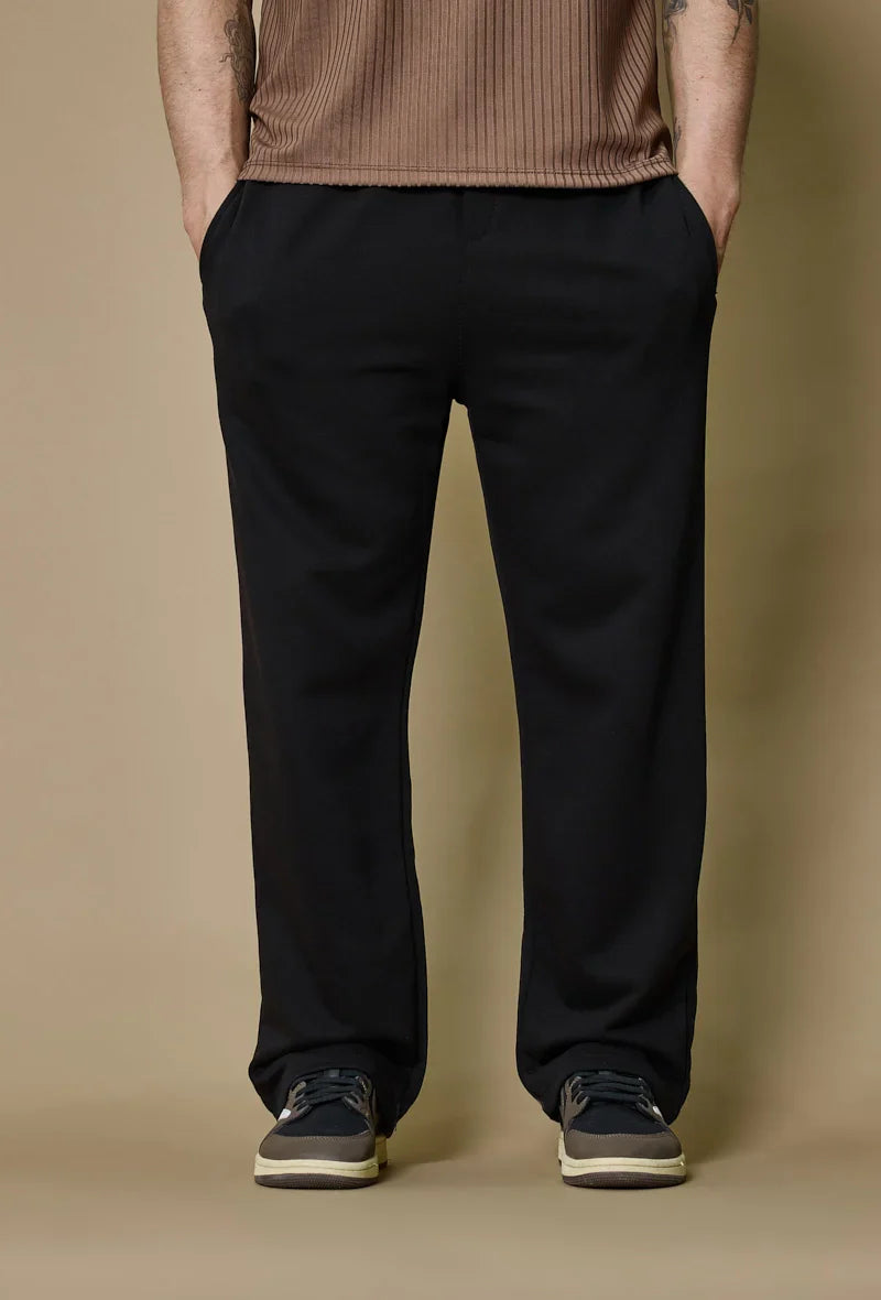 Losse, casual en comfortabele effen joggingbroek