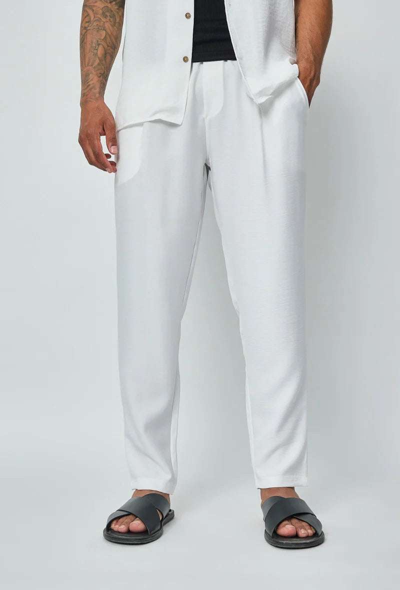 Set van overhemd met korte mouwen en broek