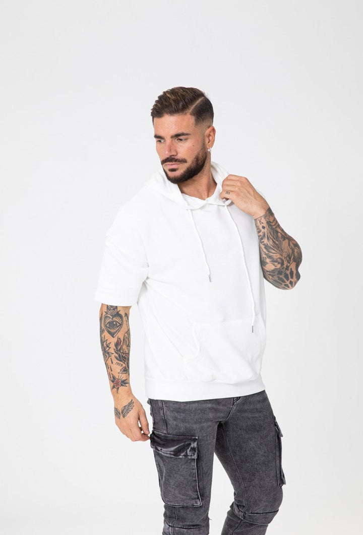 Sweat avec logo et manches courtes - Frilivin