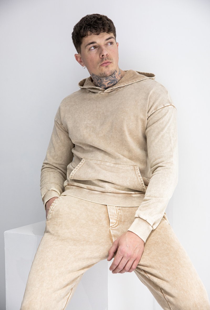 Sweat à capuche délavé - Frilivin