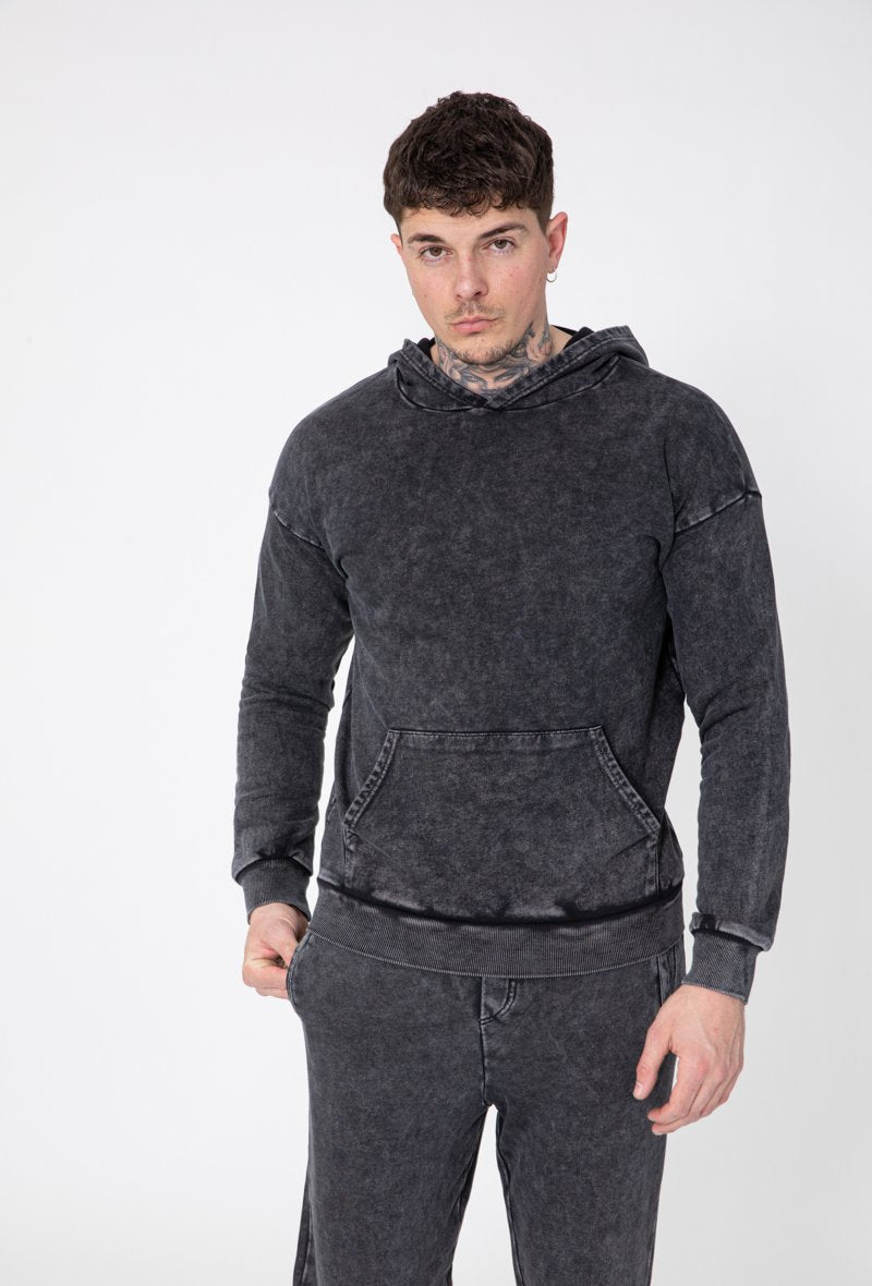 Sweat à capuche délavé - Frilivin