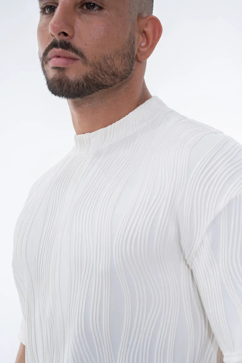 Set met effen shorts en t-shirt