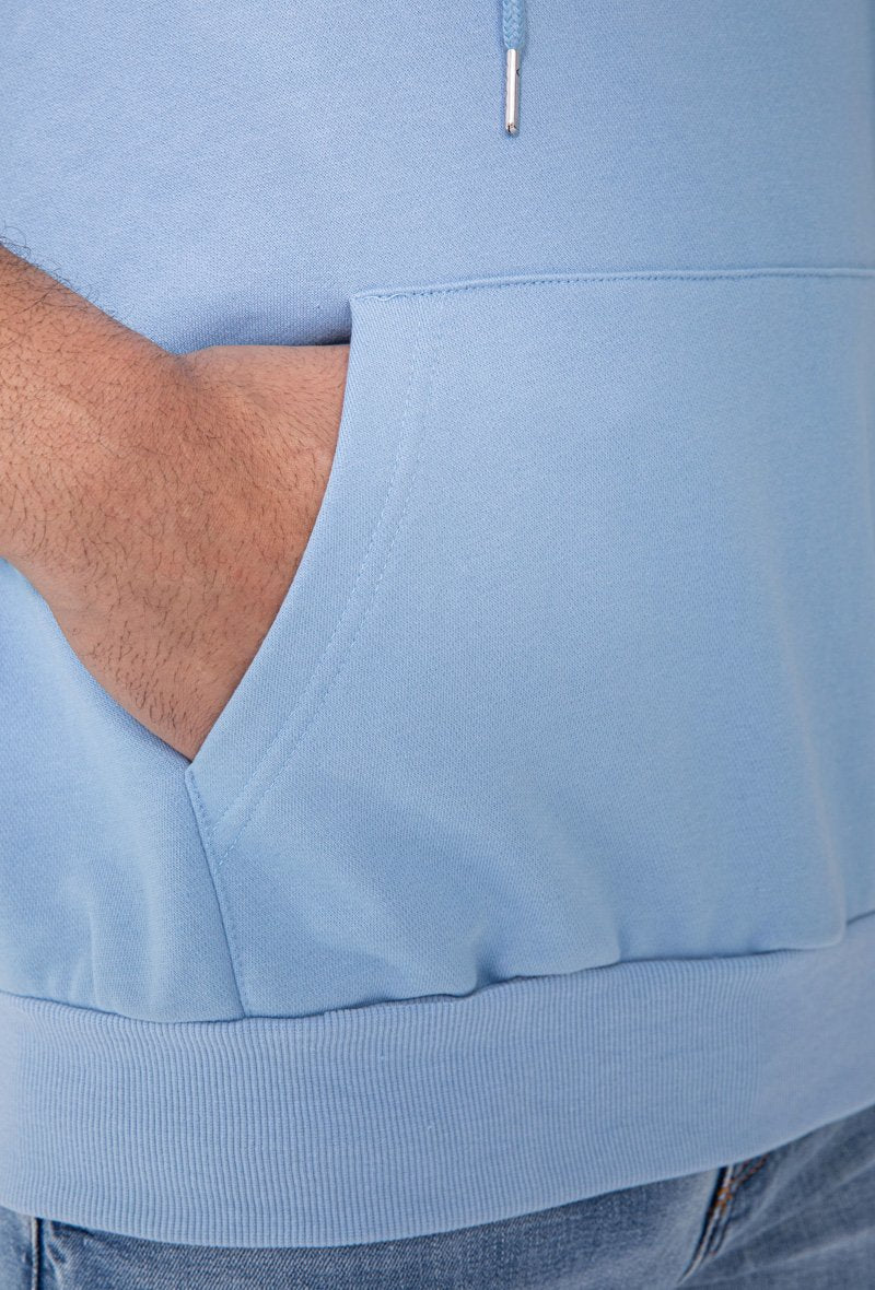 Sweatshirt met logo en korte mouwen