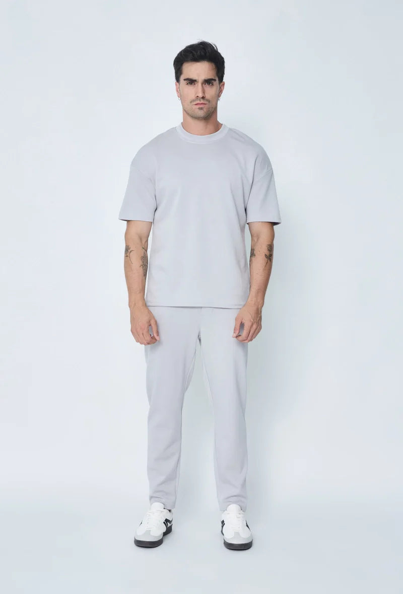 Set van effen t-shirt en broek