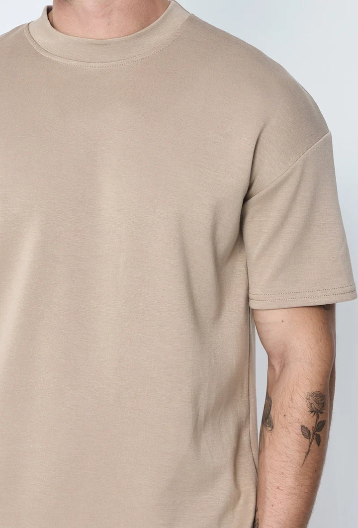 Set van effen t-shirt en broek