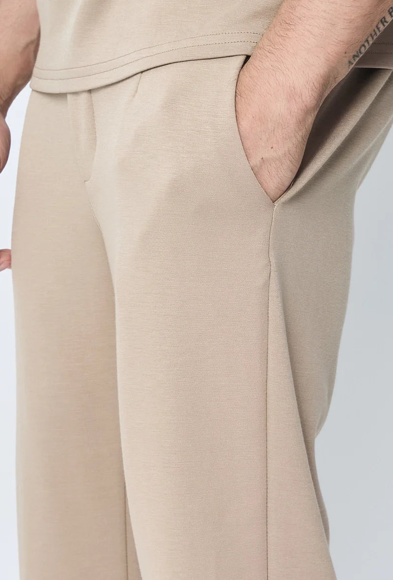 Set van effen t-shirt en broek