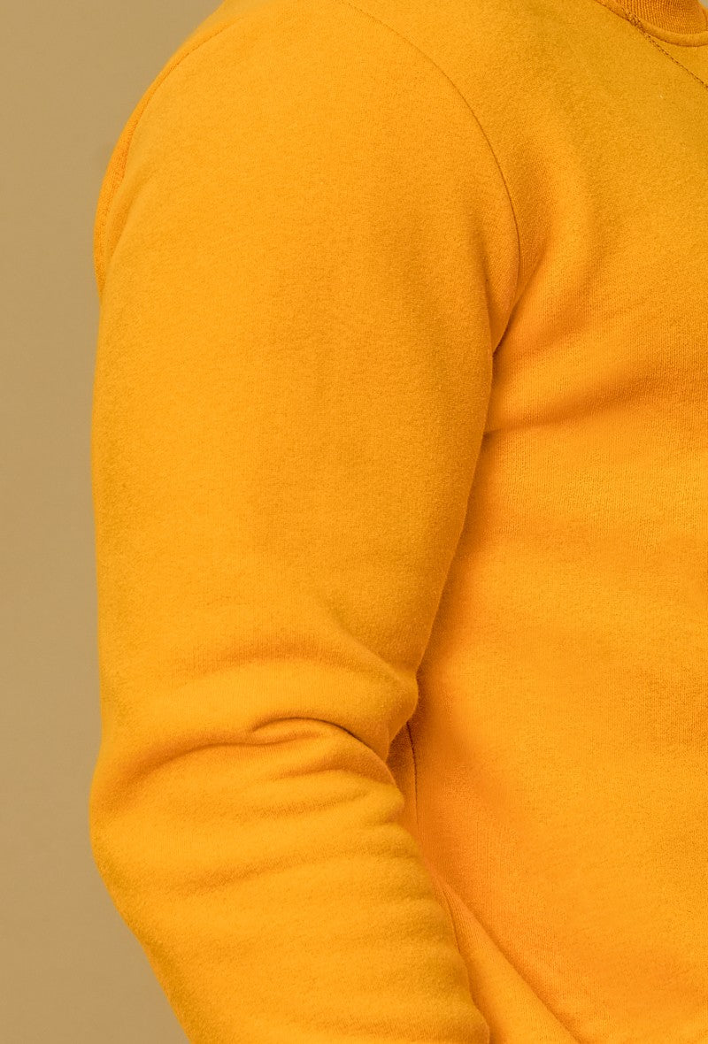 Basic sweatshirt met ronde hals