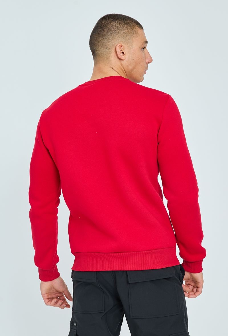 Basic sweatshirt met ronde hals