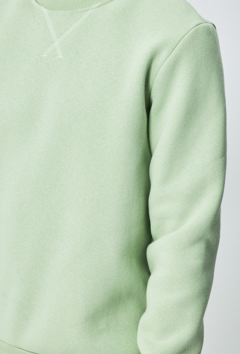 Basic sweatshirt met ronde hals