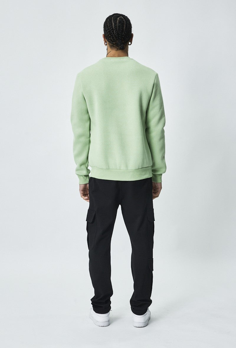 Basic sweatshirt met ronde hals