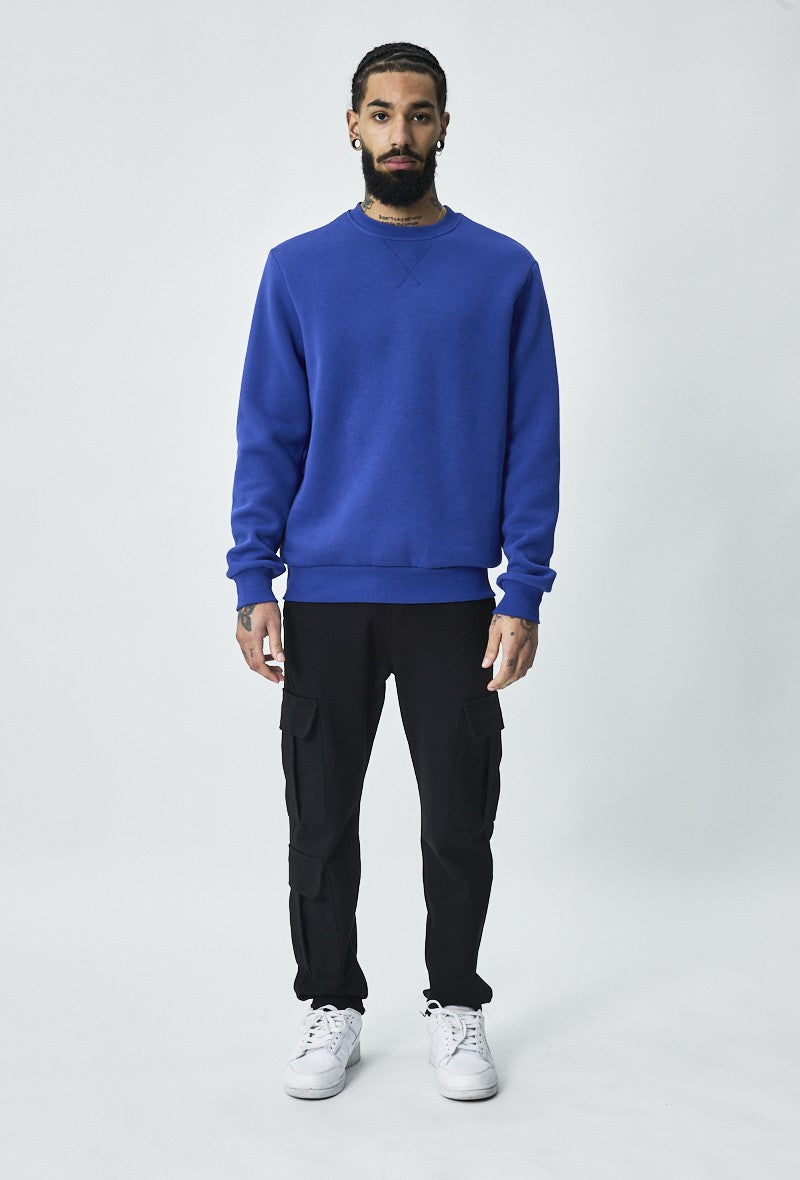 Basic sweatshirt met ronde hals