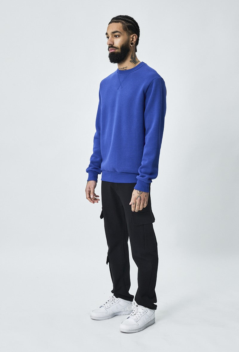 Basic sweatshirt met ronde hals