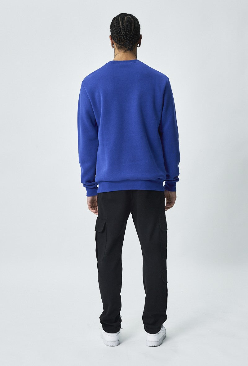 Basic sweatshirt met ronde hals