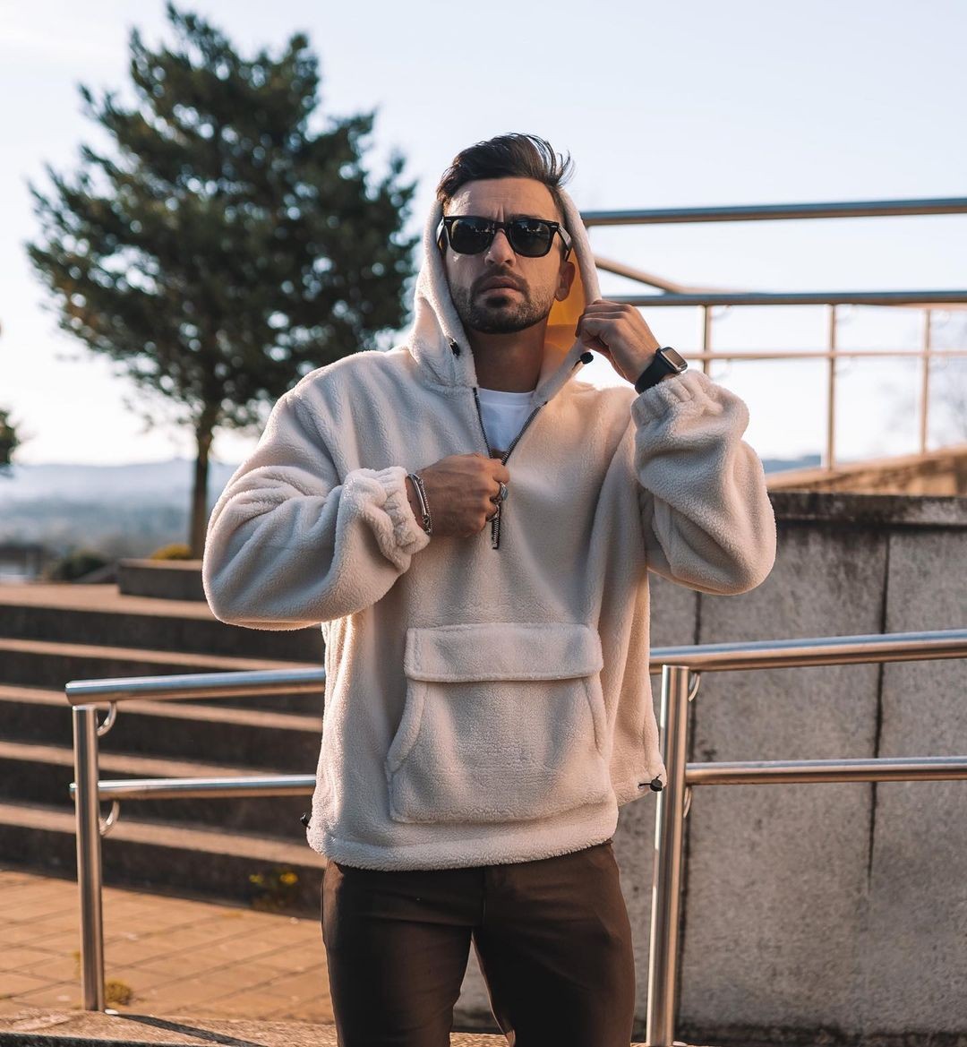 Sweat à capuche polaire zippé - Frilivin