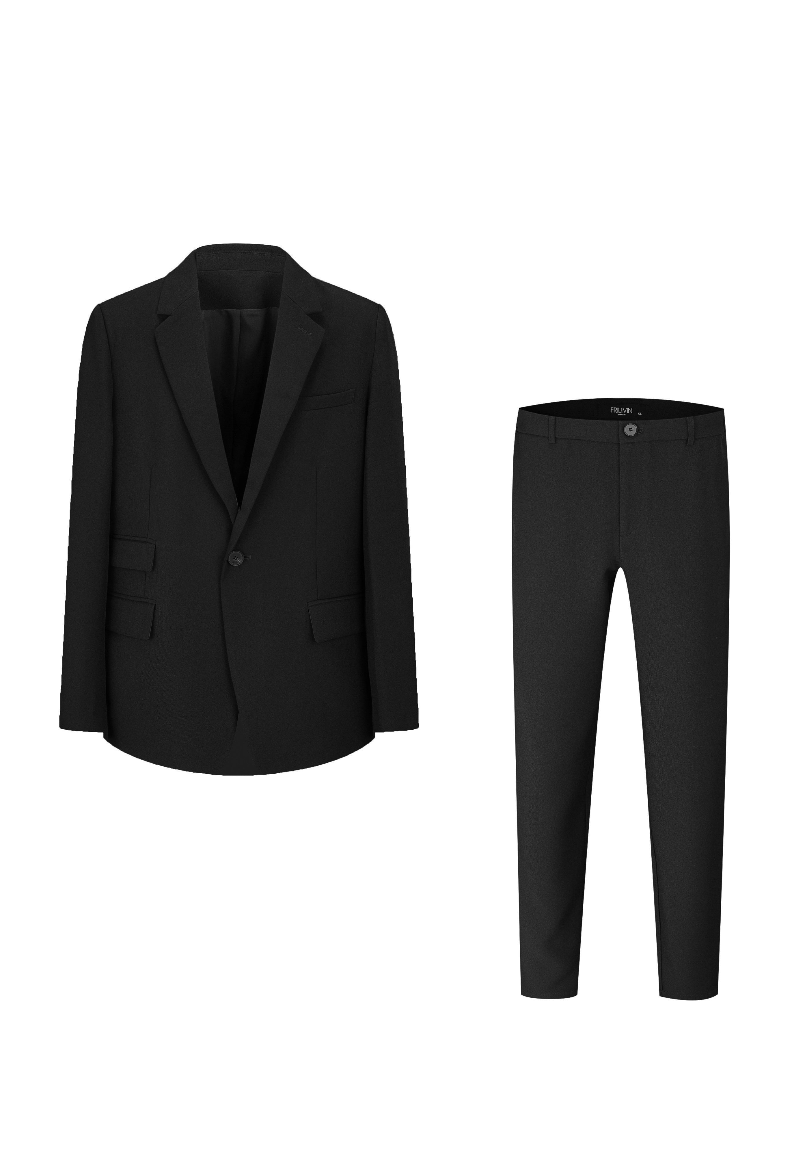 Klassieke pakset met kraag