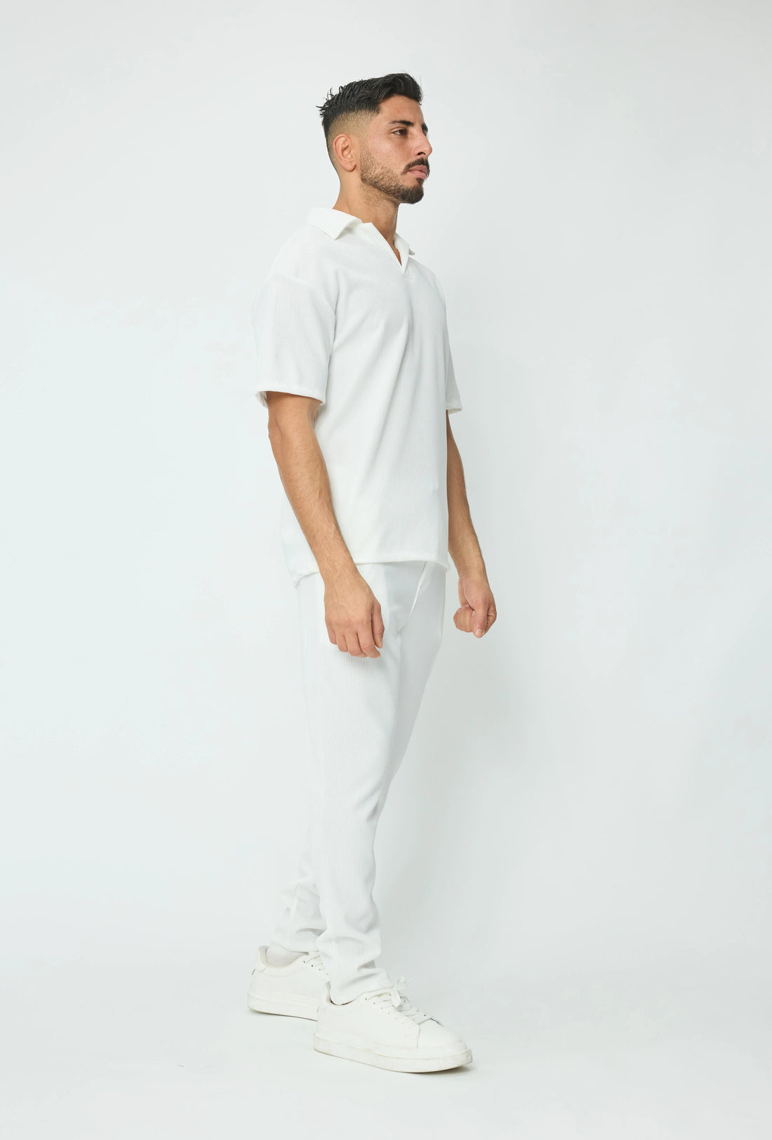 Set van geplooid T-shirt en broek