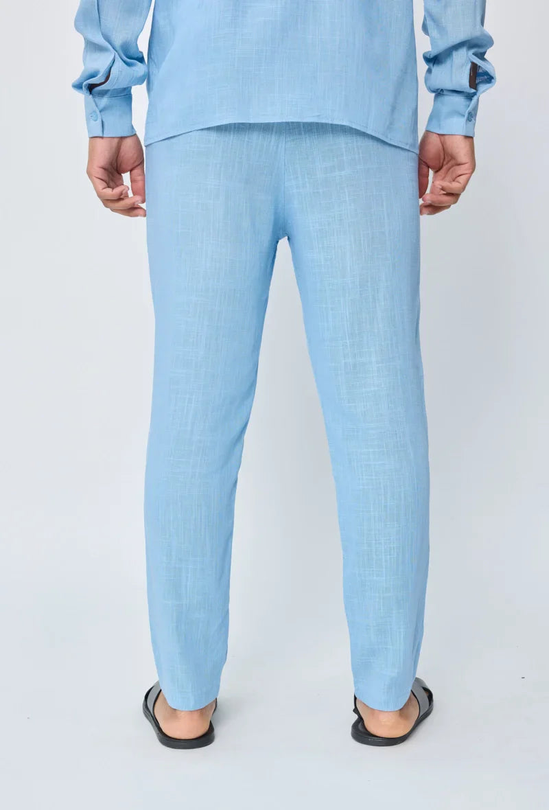 Broek met linneneffect