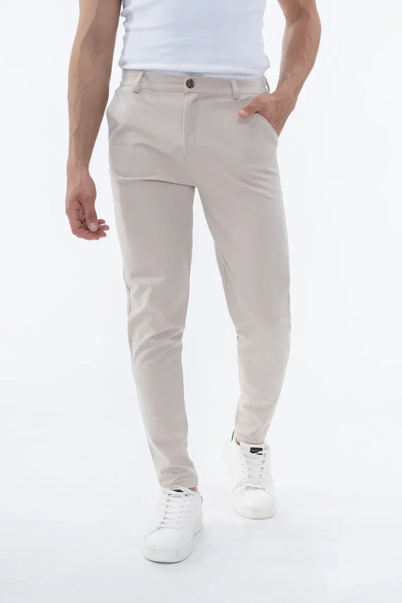 Klassieke effen kostuumset