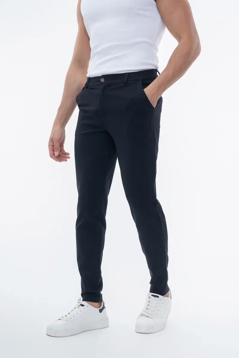 Klassieke effen kostuumset