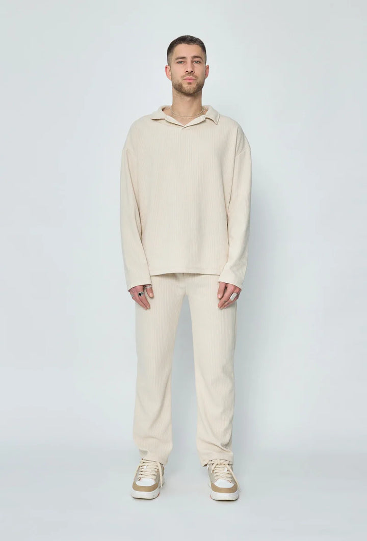 Set van geplooid T-shirt en broek