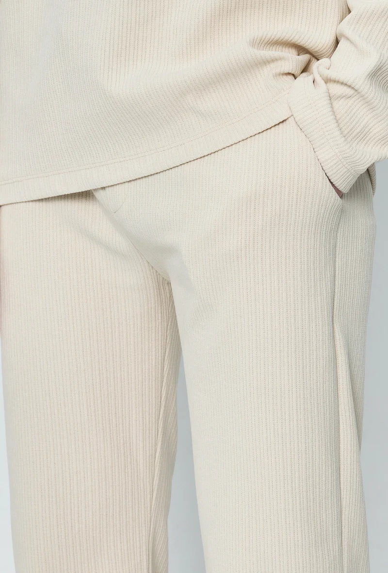 Set van geplooid T-shirt en broek