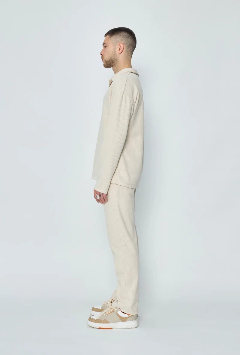 Set van geplooid T-shirt en broek