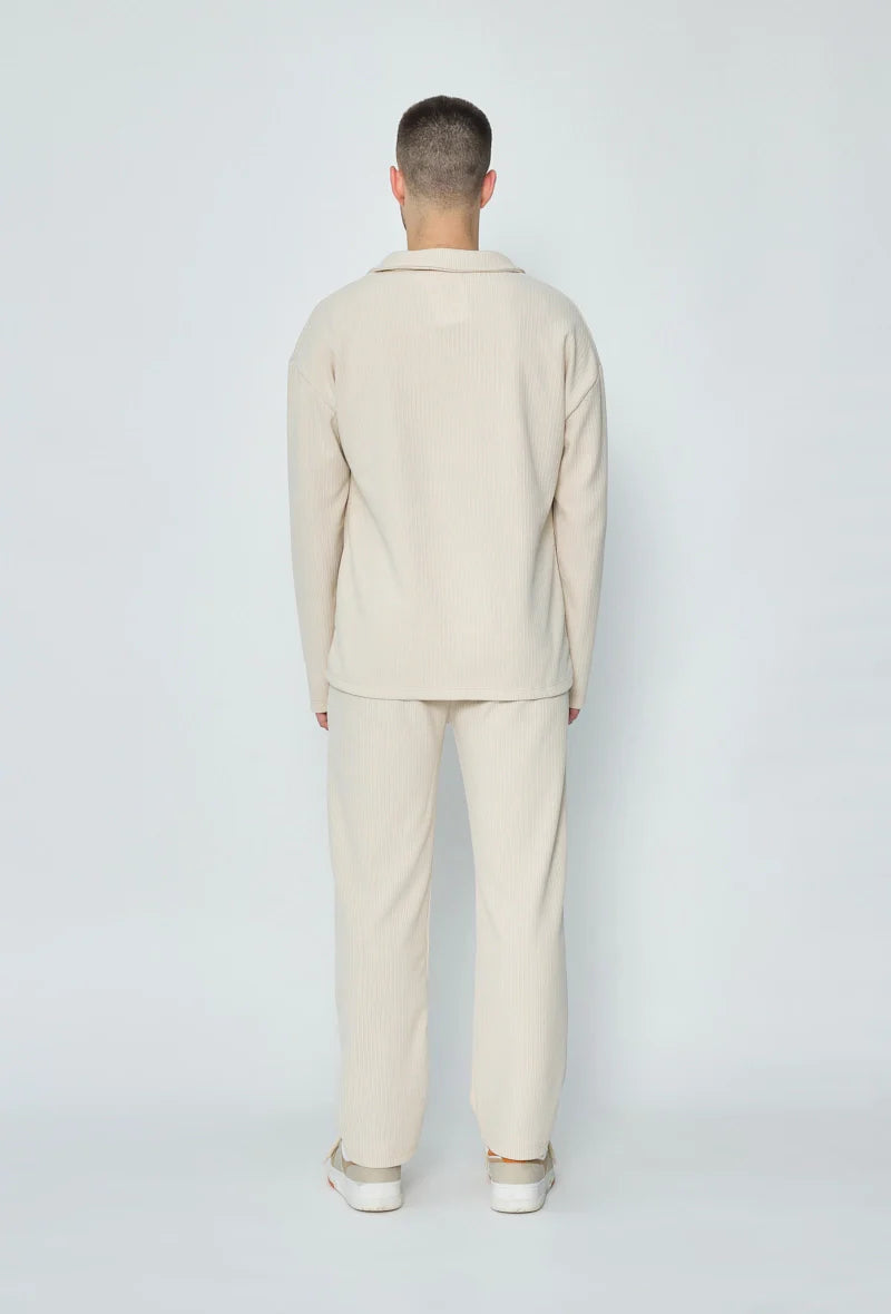 Set van geplooid T-shirt en broek