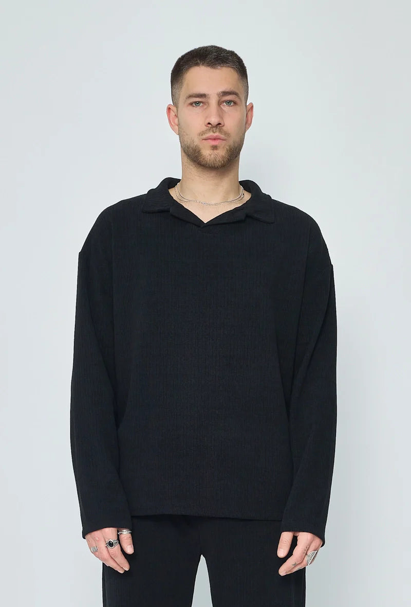 Set van geplooid T-shirt en broek