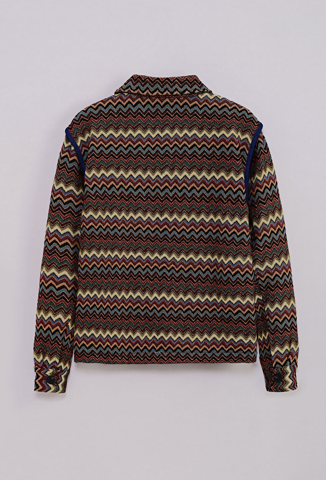 Overshirt met zigzagpatroon