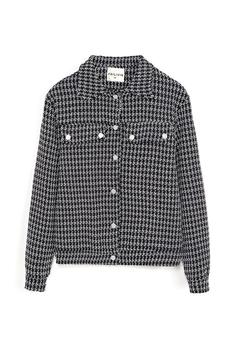 Geruit overhemd met knoopjes