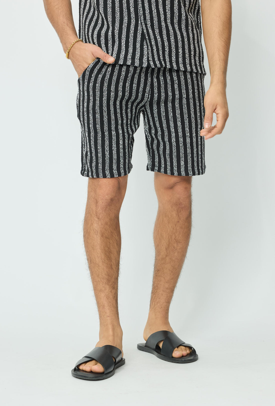 Gestreepte korte broek