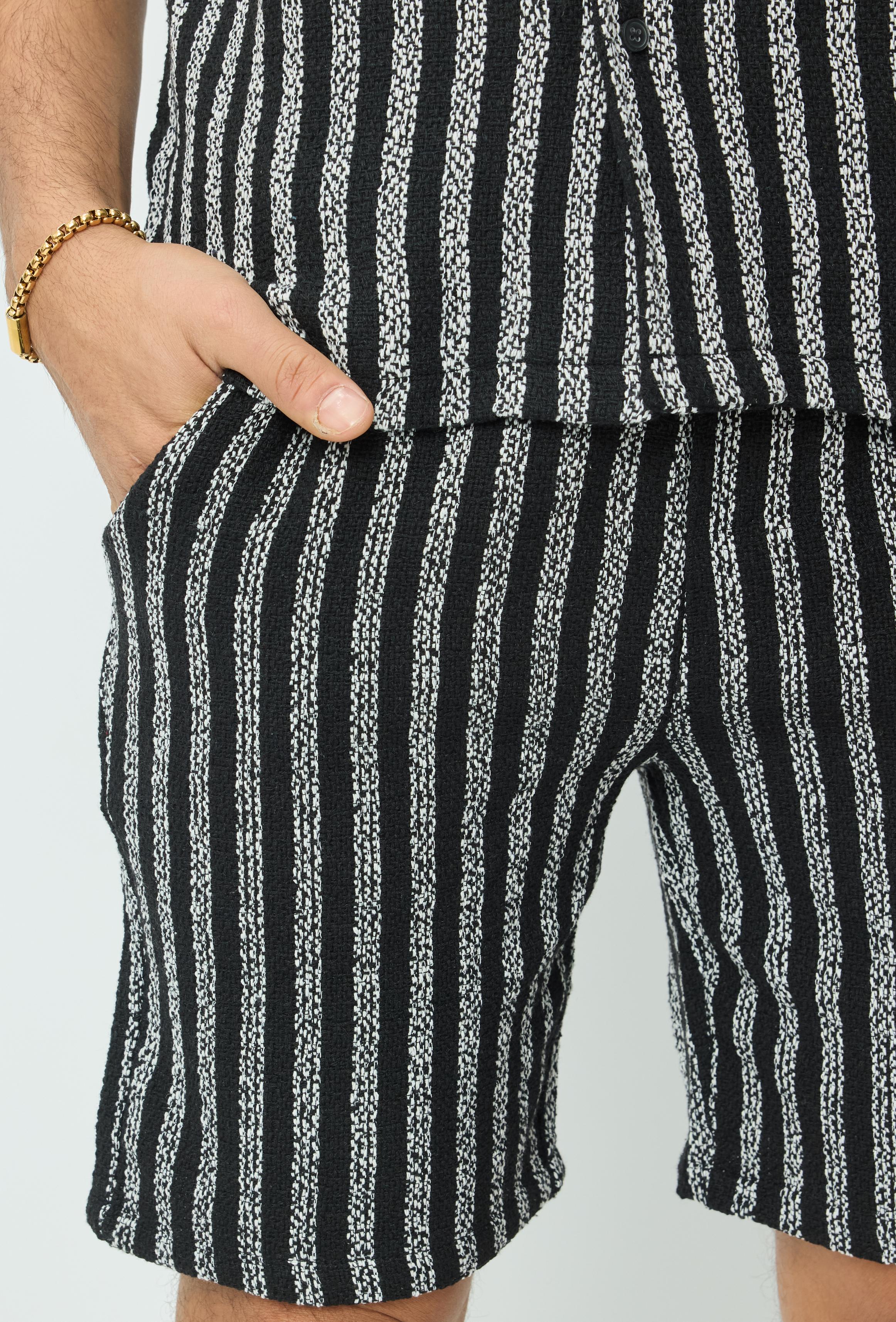 Gestreepte korte broek