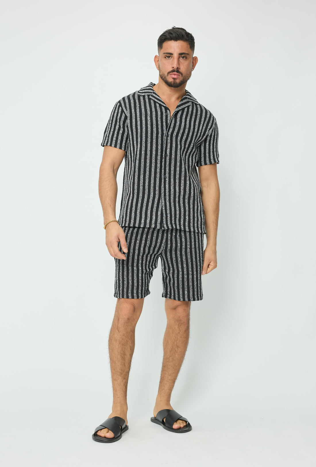 Gestreepte korte broek