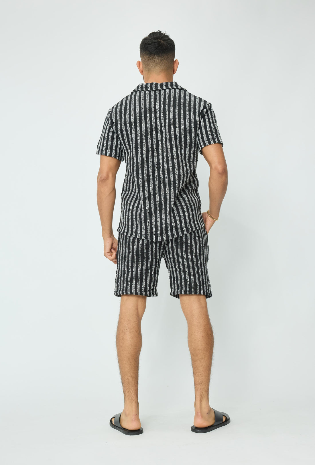 Gestreepte korte broek