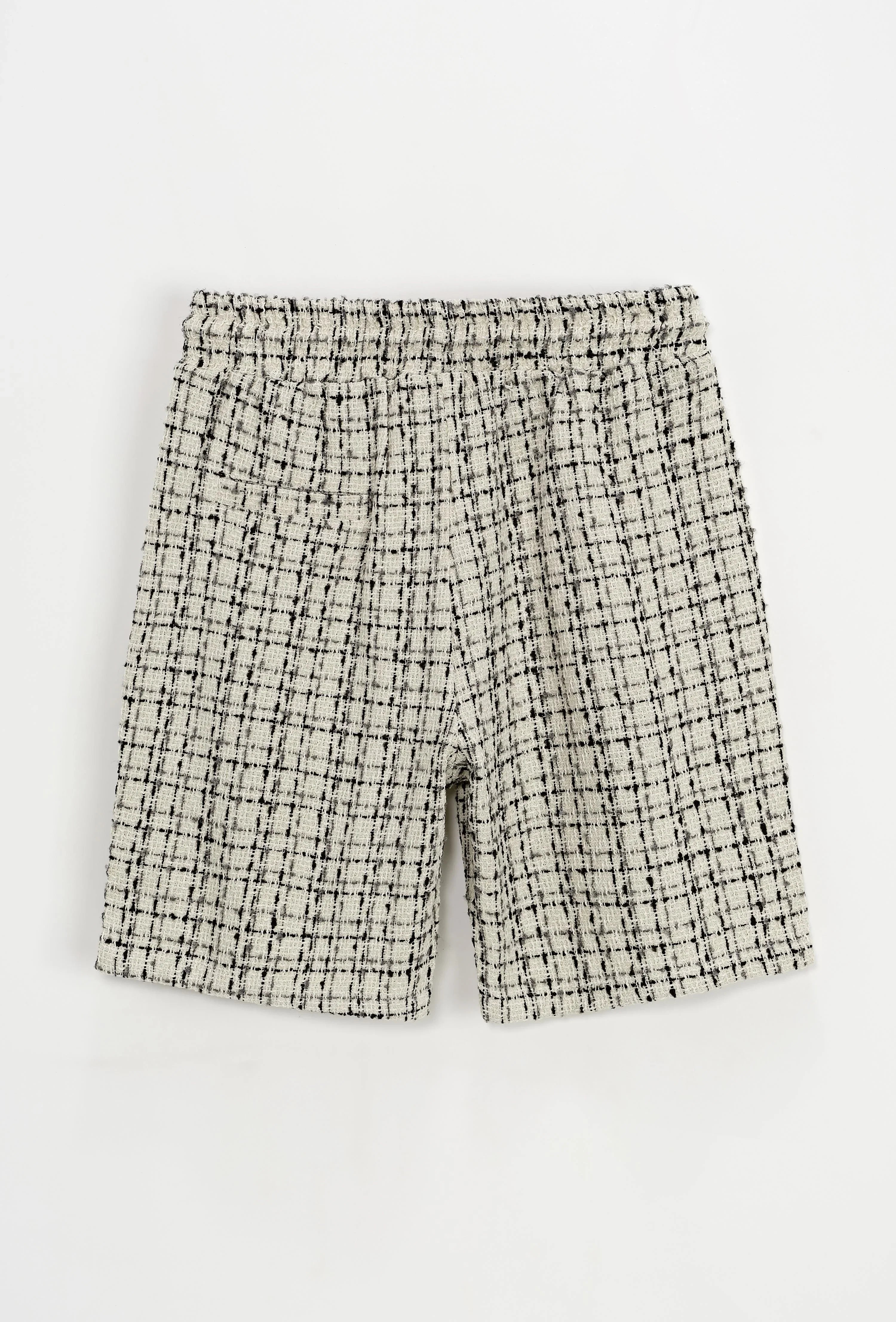 Korte broek met linneneffect