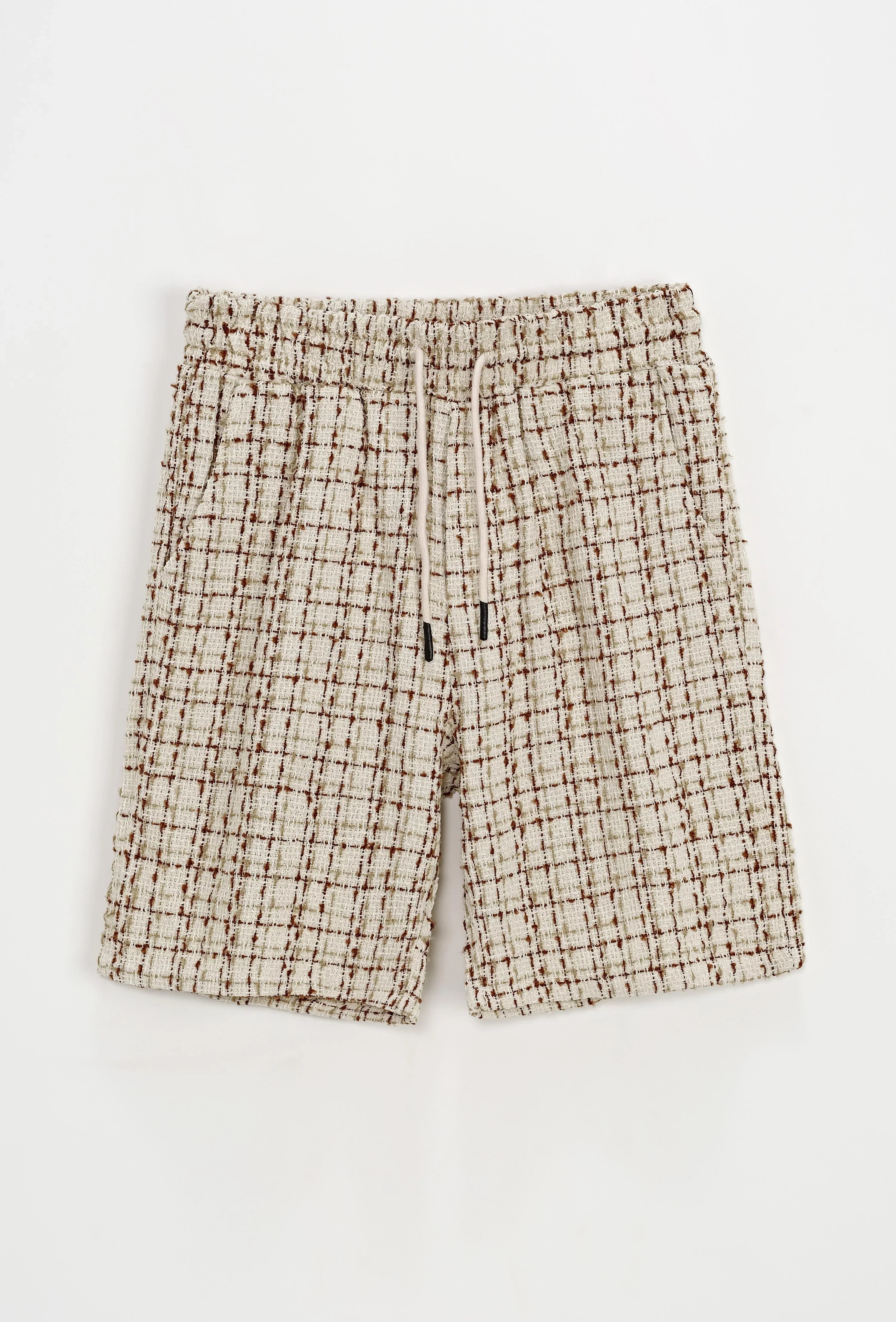 Korte broek met linneneffect