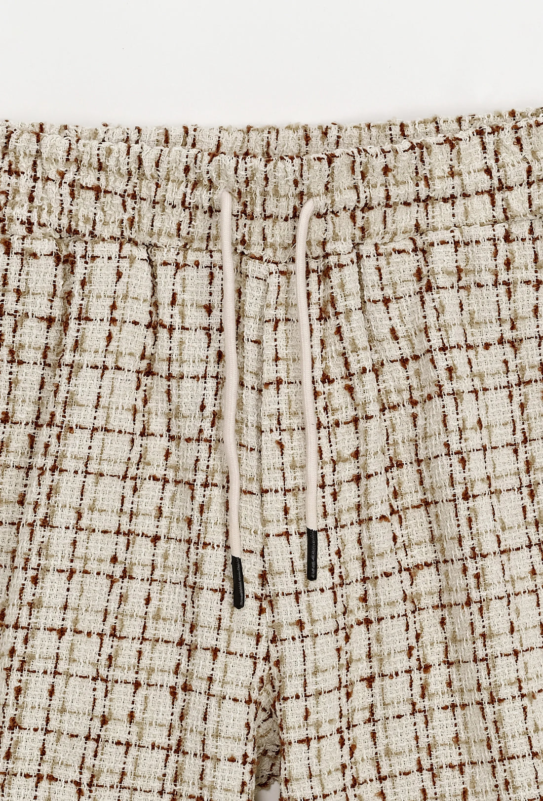 Korte broek met linneneffect