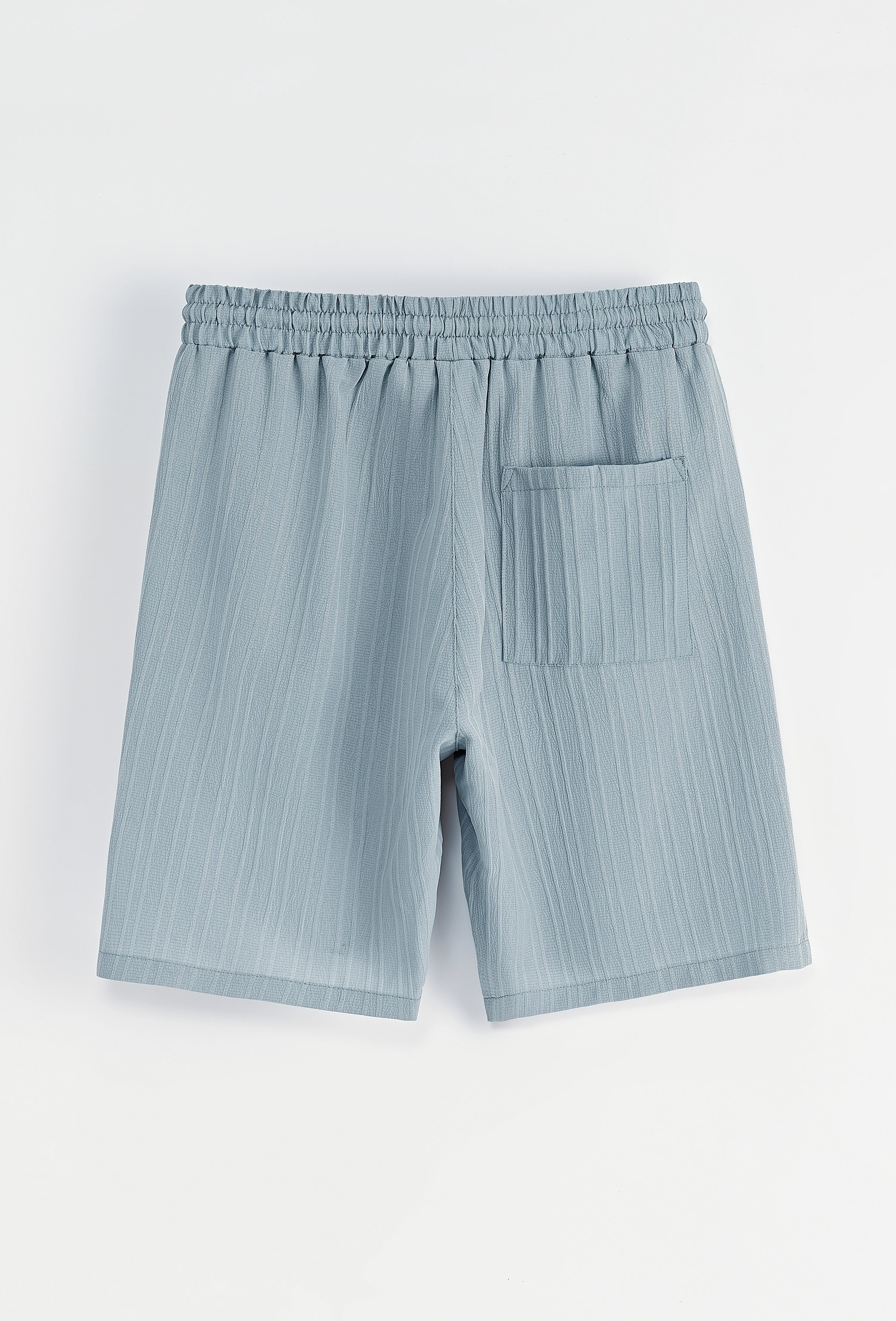 Set van effen shirt en korte broek