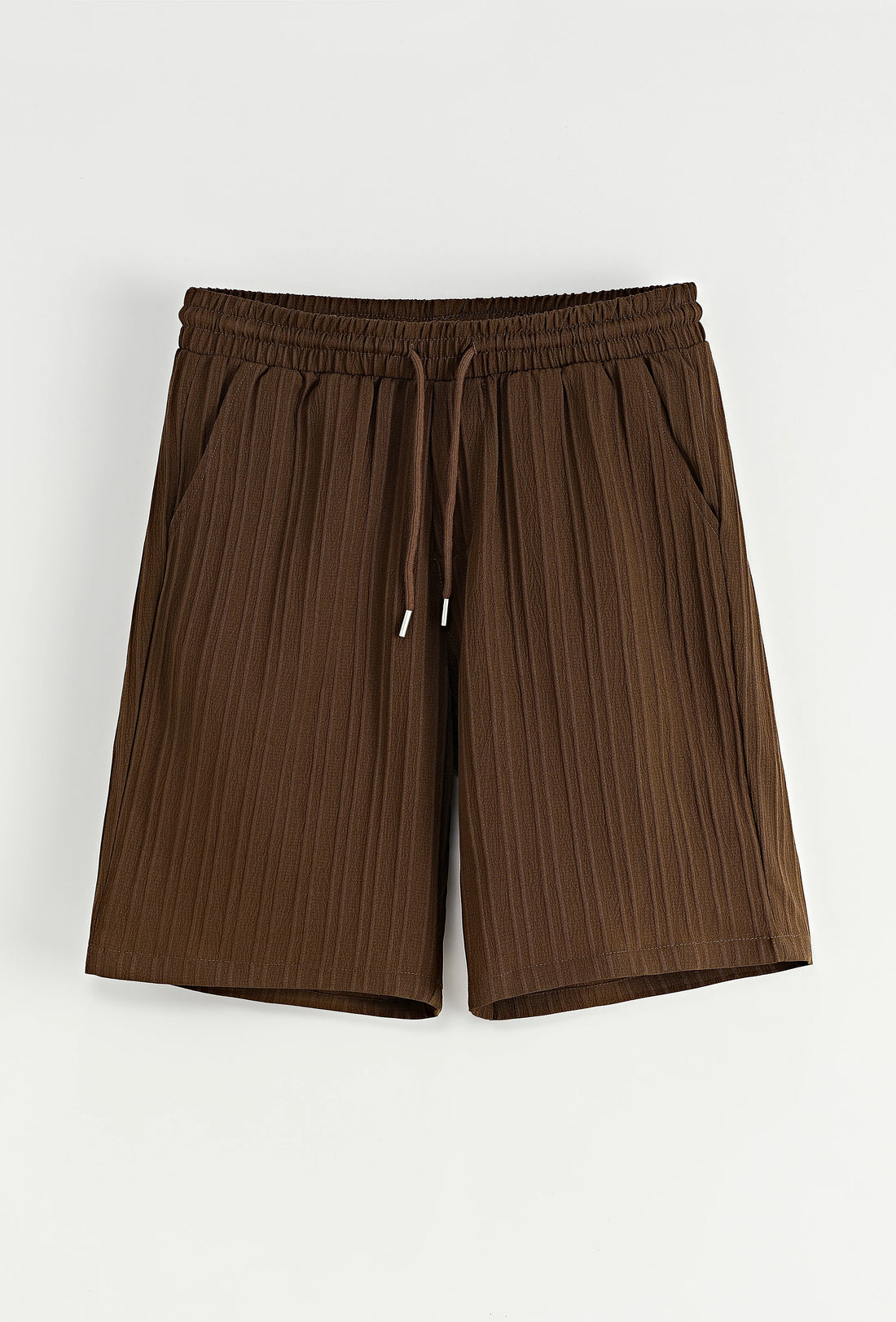 Set van effen shirt en korte broek