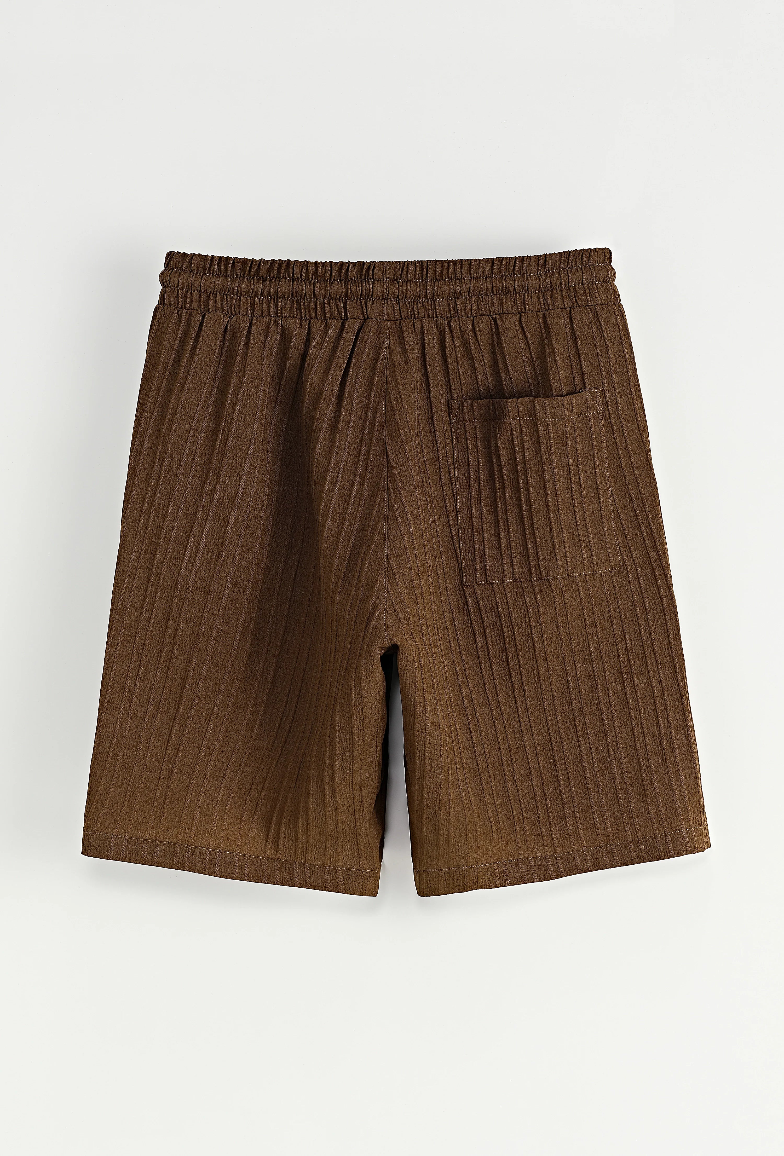 Set van effen shirt en korte broek