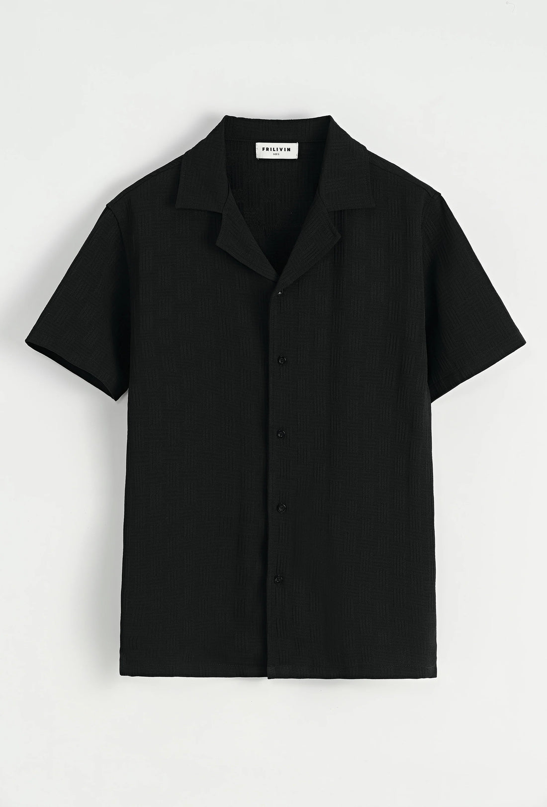 Effen overhemdset met korte mouwen