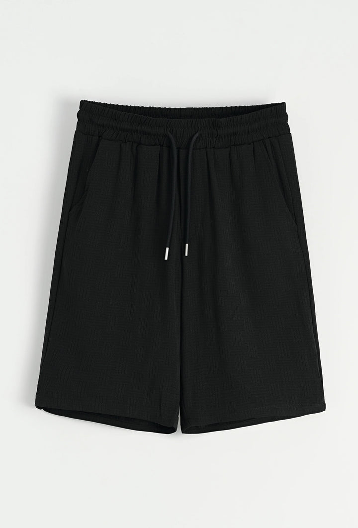 Effen overhemdset met korte mouwen