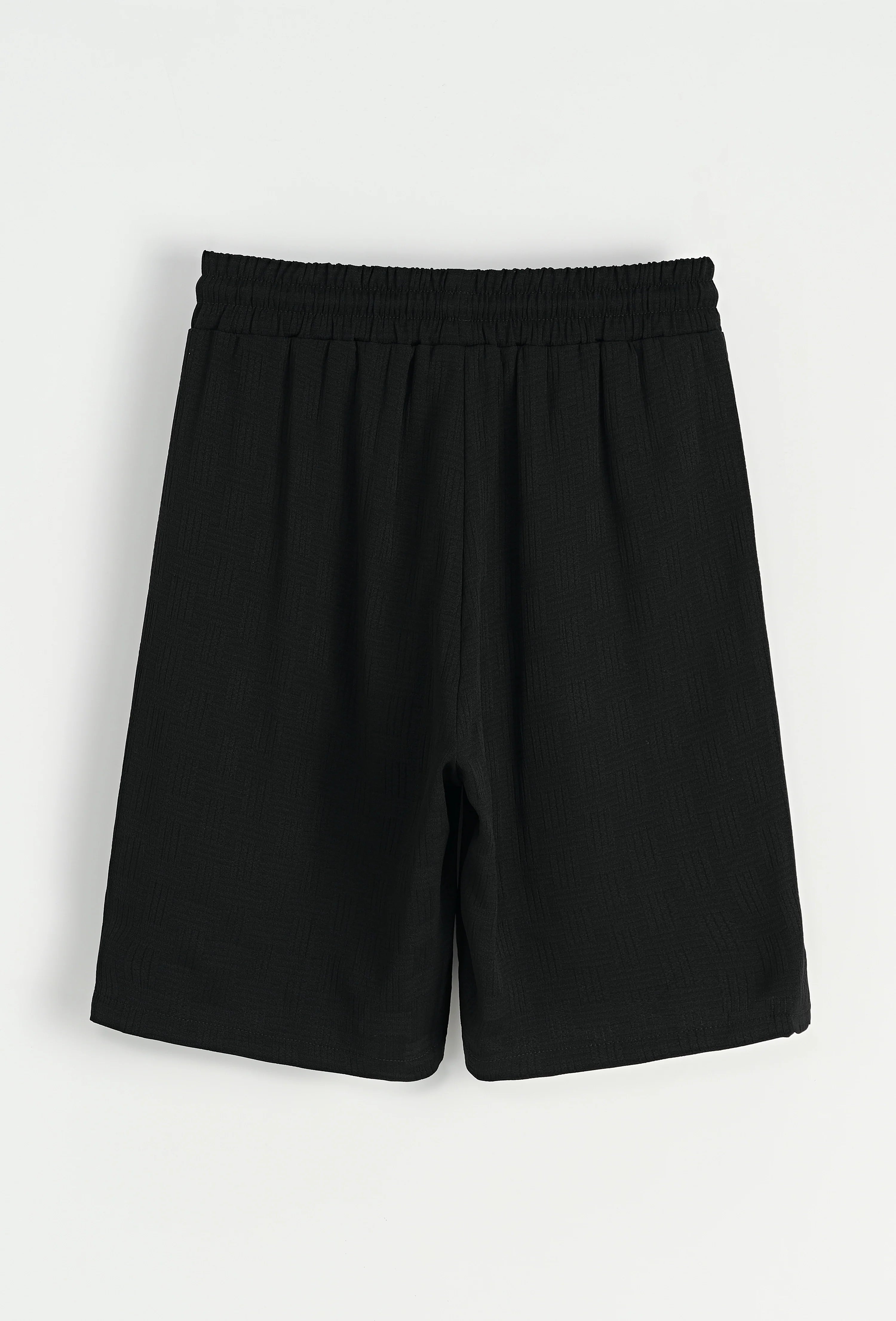 Effen overhemdset met korte mouwen