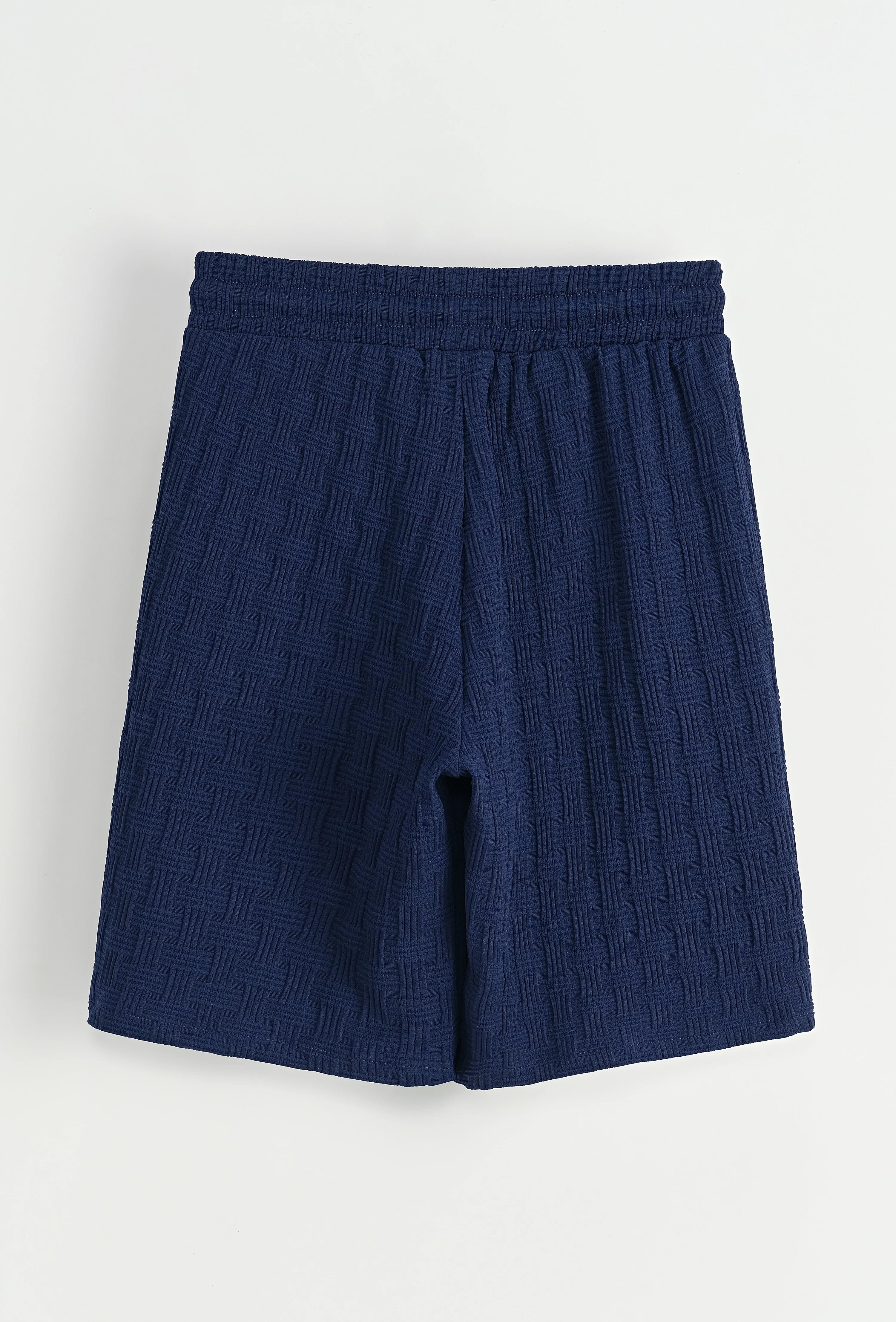 Effen overhemdset met korte mouwen