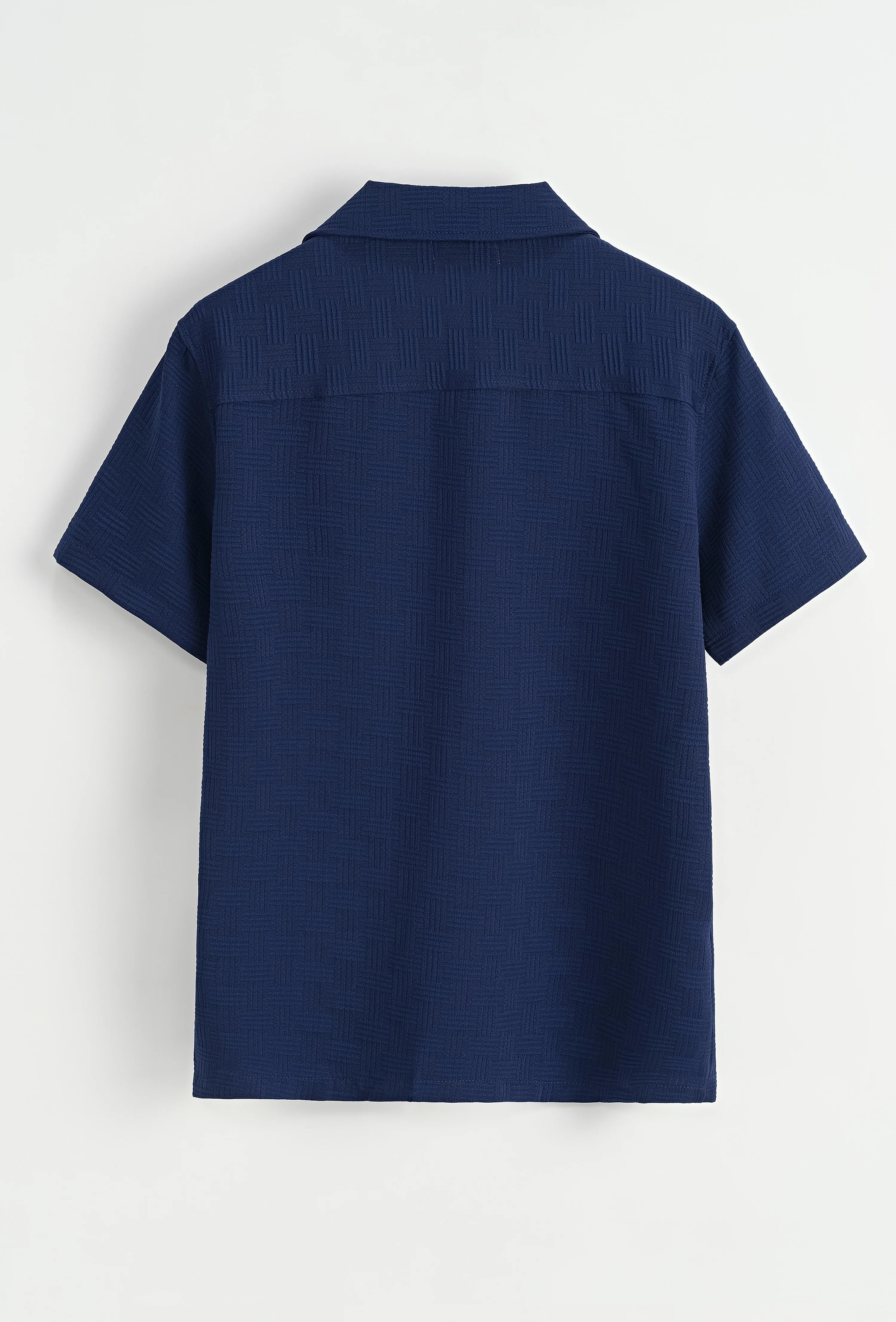 Effen overhemdset met korte mouwen