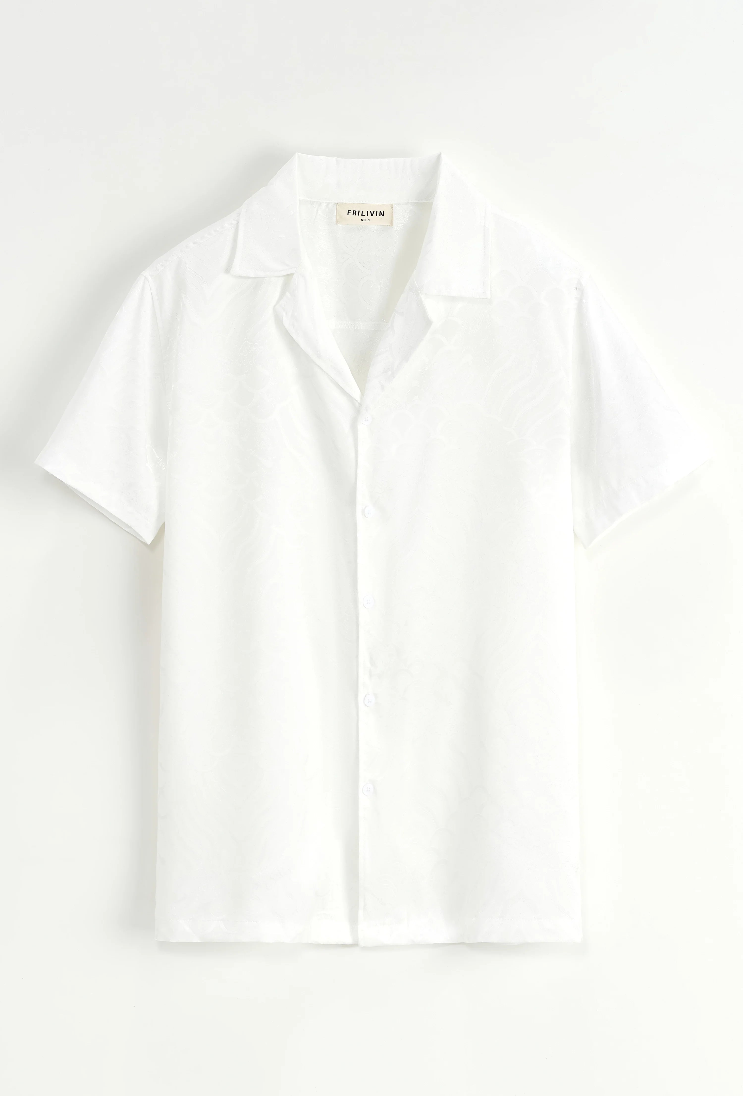 Set van effen shirt en korte broek met patroon