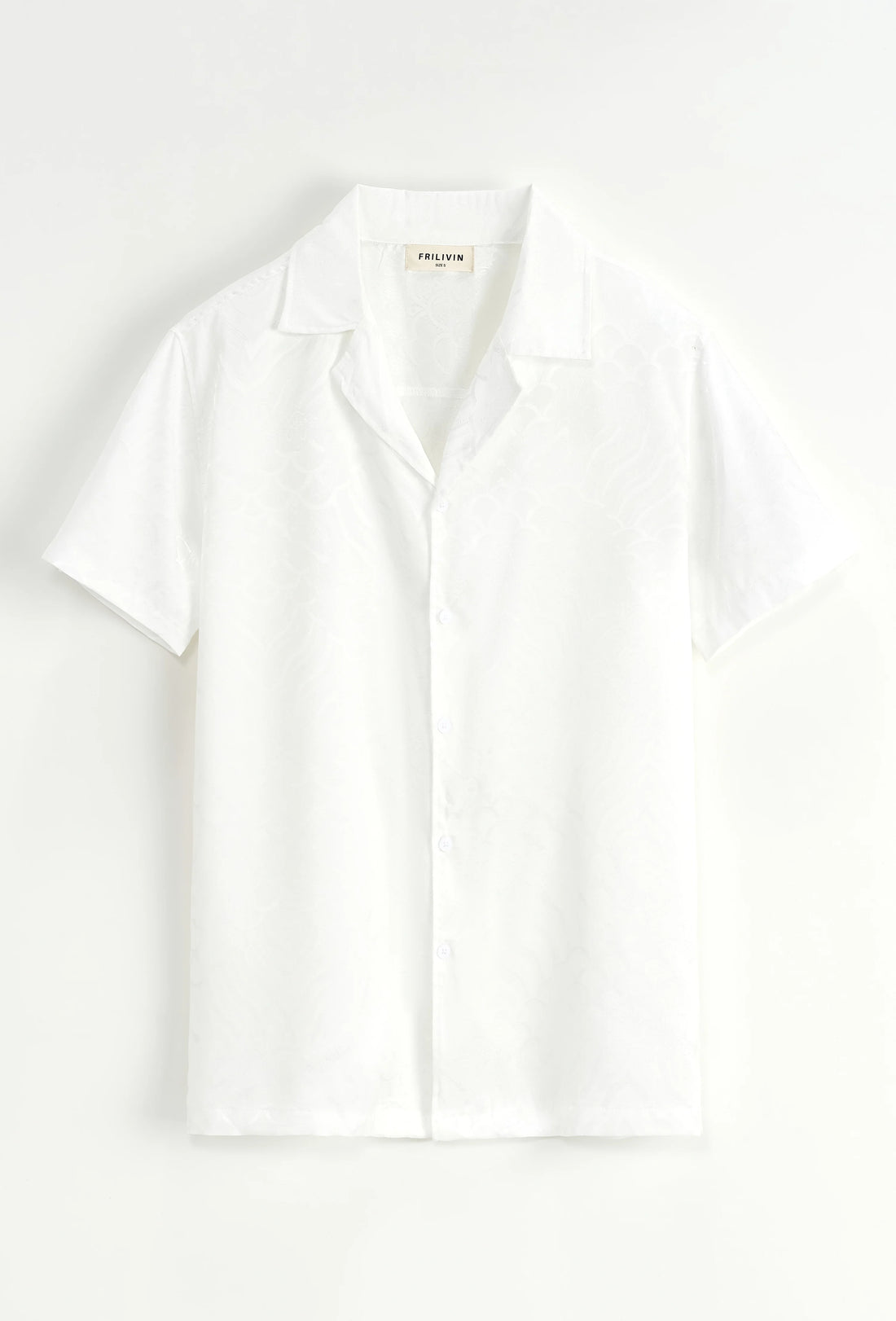 Set van effen shirt en korte broek met patroon