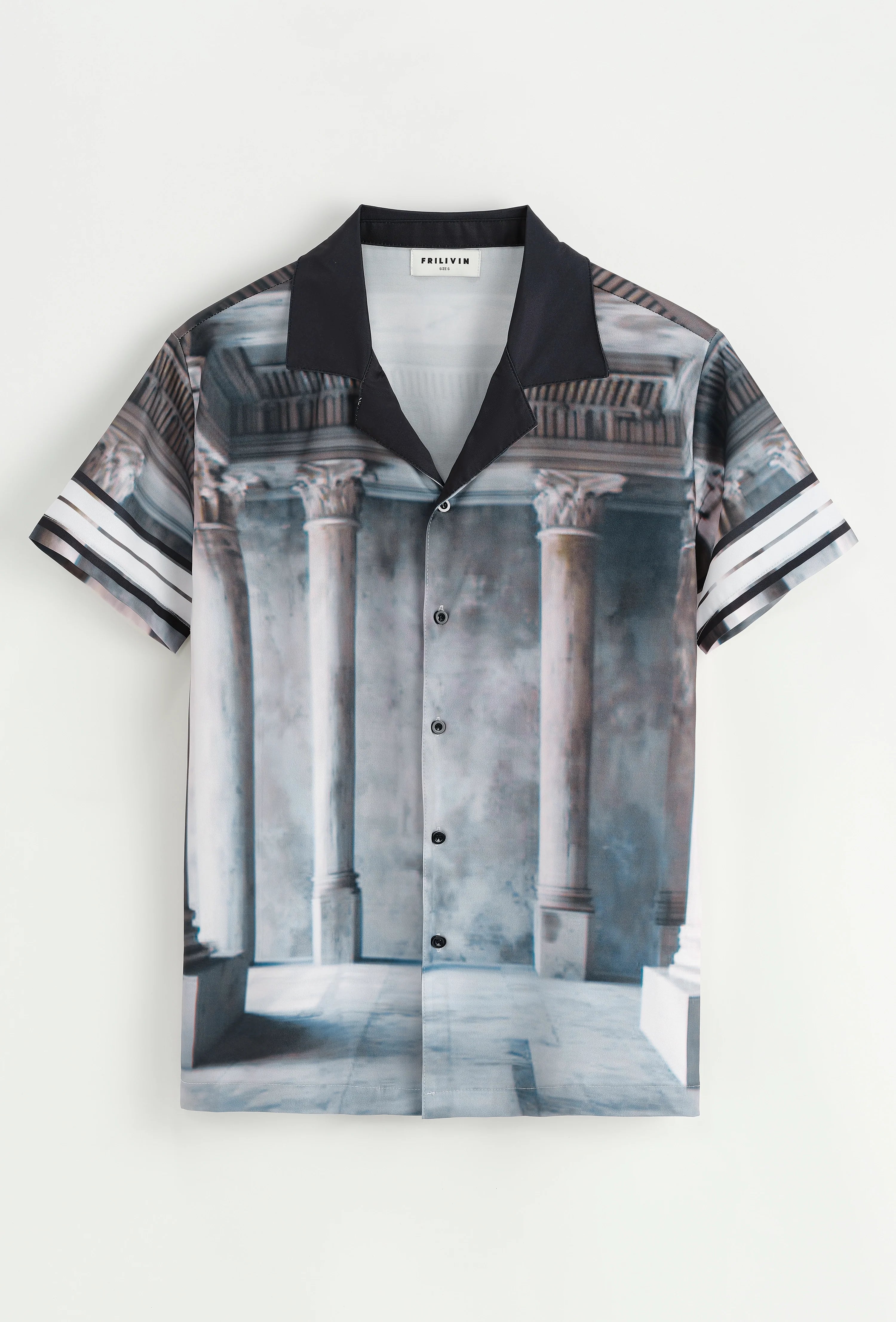 Shirt met korte mouwen en patroon