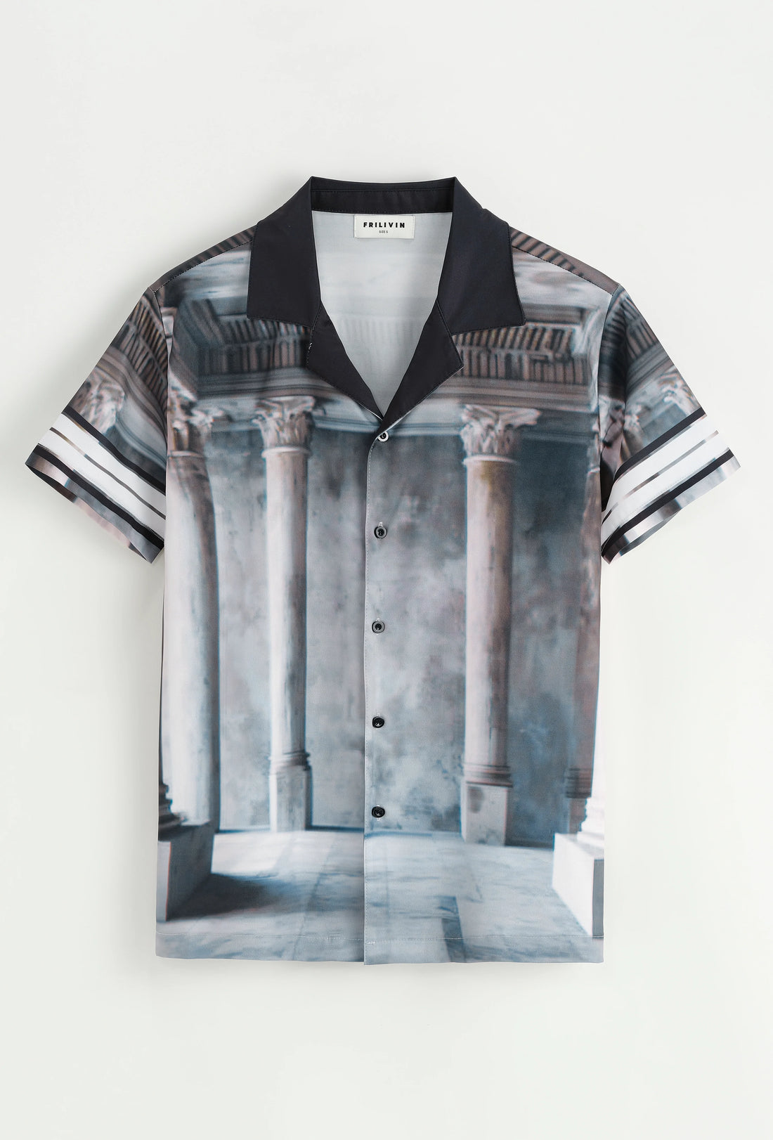 Shirt met korte mouwen en patroon