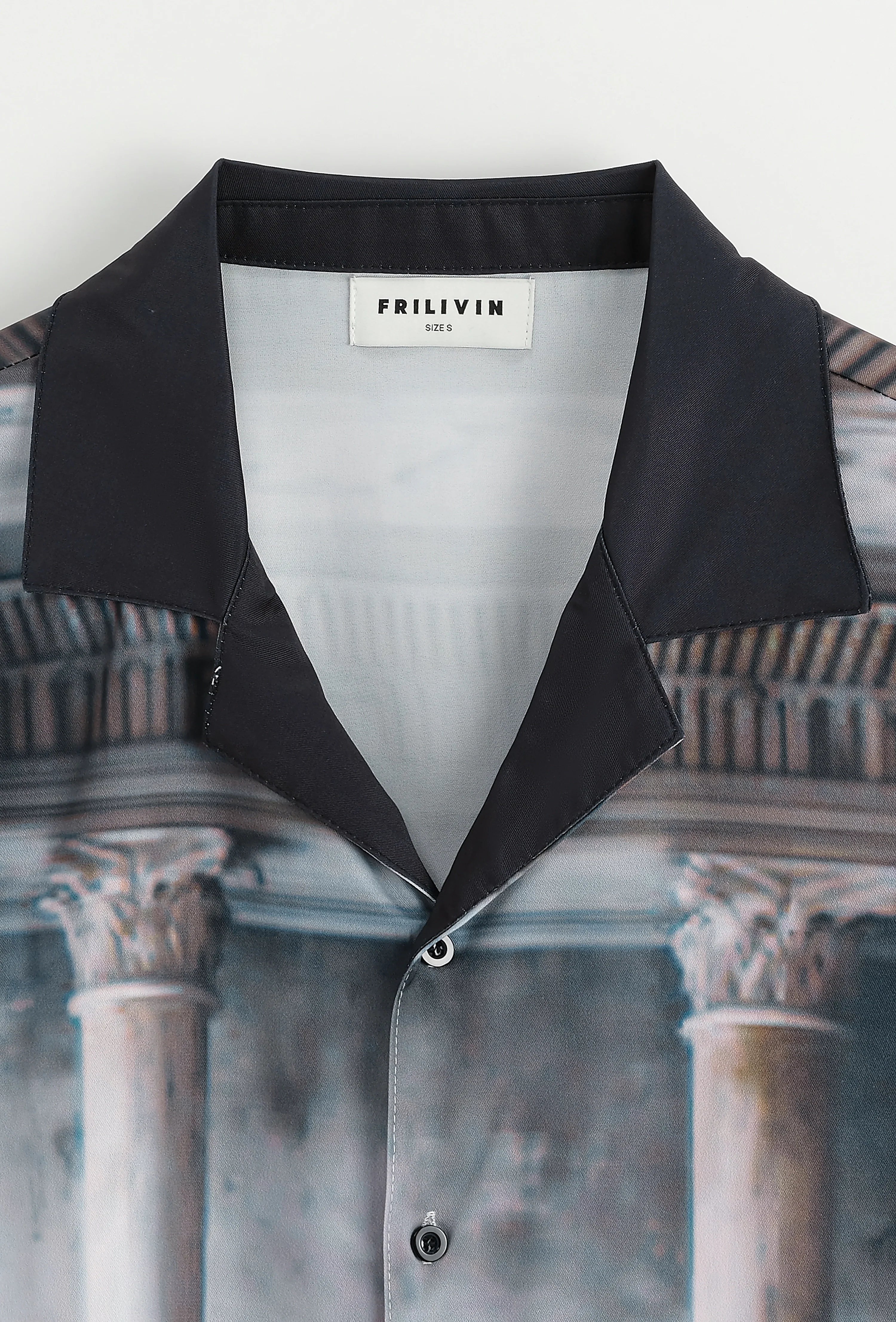 Shirt met korte mouwen en patroon